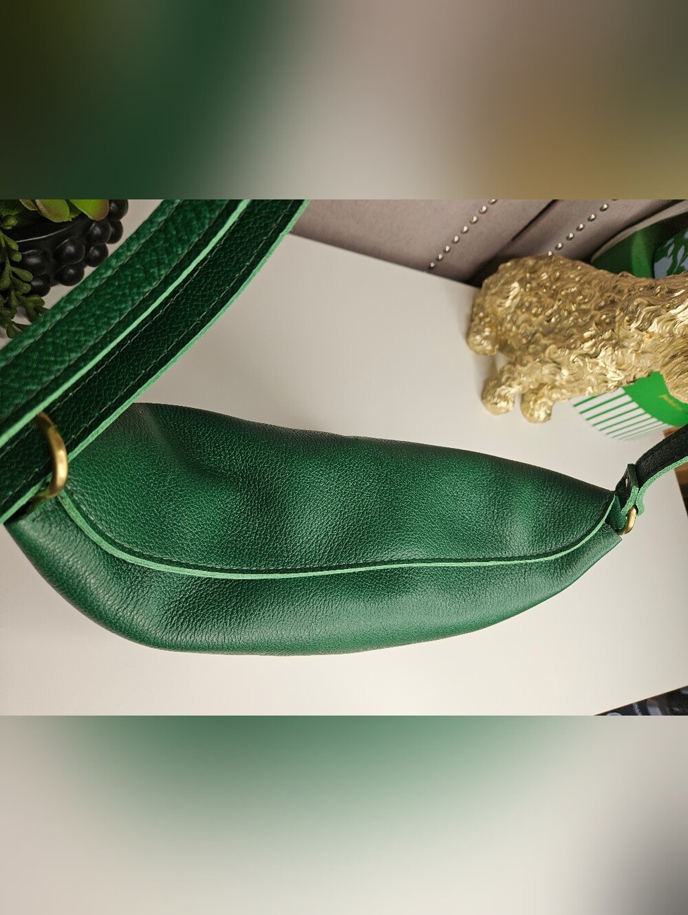 Portland Leather Goods Large Koala Bacalar Green - Picture 5 of 14